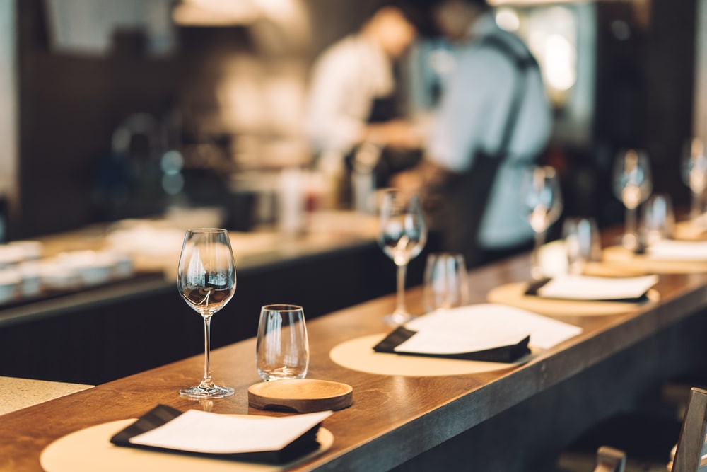 Photo of one of the best restaurants in Mystic, CT, at a beautiful chef counter space